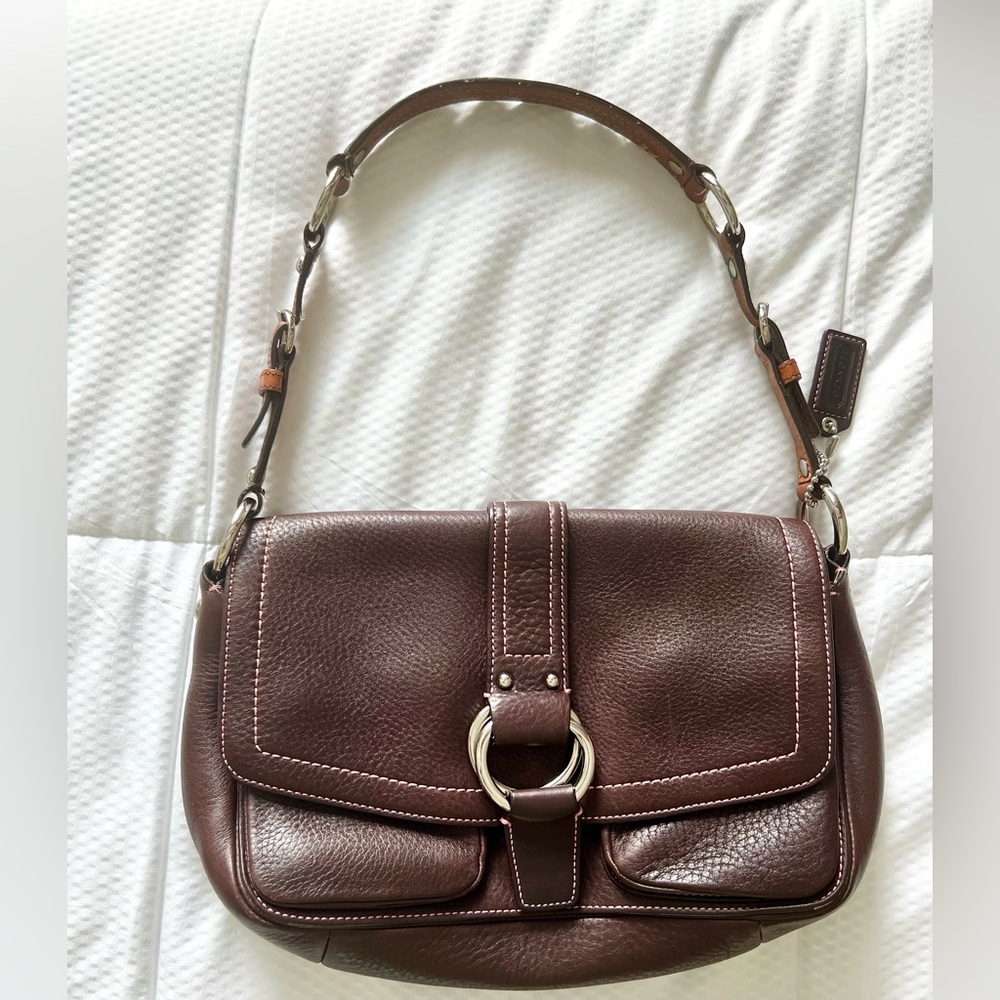 Coach Brown Leather Satchel